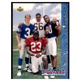 Lot of 52 1993 Upper Deck Football | Star Rookie Cards