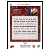 Lot of 9 2008 Upper Deck Football Heroes Cards Guitar Heroes Sports Heroes | Tom Morello Rulon Gardner