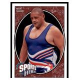 Lot of 9 2008 Upper Deck Football Heroes Cards Guitar Heroes Sports Heroes | Tom Morello Rulon Gardner