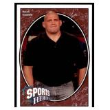Lot of 9 2008 Upper Deck Football Heroes Cards Guitar Heroes Sports Heroes | Tom Morello Rulon Gardner