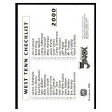 Set of 30 Team Set West Tenn Diamond Jaxx 2000 Minor League Baseball Cards | Some Condition Issues See Photos for Details