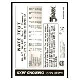 Set of 30 Team Set West Tenn Diamond Jaxx 2000 Minor League Baseball Cards | Some Condition Issues See Photos for Details