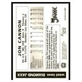 Set of 30 Team Set West Tenn Diamond Jaxx 2000 Minor League Baseball Cards | Some Condition Issues See Photos for Details