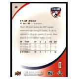 Lot of 17 2007 & 2008 Upper Deck Soccer Cards