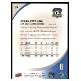 Lot of 17 2007 & 2008 Upper Deck Soccer Cards