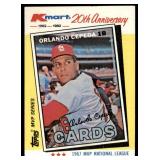 Lot of 41 1982 Topps Kmart 20th Anniversary Baseball Cards | Mays Mantle Koufax & More