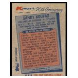 Lot of 41 1982 Topps Kmart 20th Anniversary Baseball Cards | Mays Mantle Koufax & More