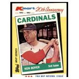 Lot of 41 1982 Topps Kmart 20th Anniversary Baseball Cards | Mays Mantle Koufax & More