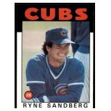 Lot of 45 1986 Topps Baseball Cards Stars & Hall of Famers | Ryan Brett Schmidt Ripken Gooden Clemens Puckett Sandberg & More