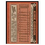 Lot of 45 1986 Topps Baseball Cards Stars & Hall of Famers | Ryan Brett Schmidt Ripken Gooden Clemens Puckett Sandberg & More