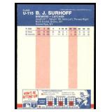 Lot of 26 1987 Fleer Update Baseball Cards | U-115 B.J. Surhoff RC (x11) U-129 Matt Williams RC (x4) Steve Carlton (x11)