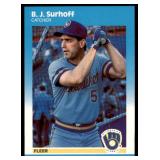 Lot of 26 1987 Fleer Update Baseball Cards | U-115 B.J. Surhoff RC (x11) U-129 Matt Williams RC (x4) Steve Carlton (x11)