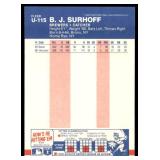 Lot of 26 1987 Fleer Update Baseball Cards | U-115 B.J. Surhoff RC (x11) U-129 Matt Williams RC (x4) Steve Carlton (x11)