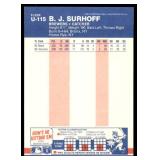 Lot of 26 1987 Fleer Update Baseball Cards | U-115 B.J. Surhoff RC (x11) U-129 Matt Williams RC (x4) Steve Carlton (x11)