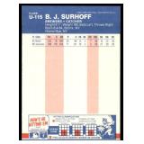 Lot of 26 1987 Fleer Update Baseball Cards | U-115 B.J. Surhoff RC (x11) U-129 Matt Williams RC (x4) Steve Carlton (x11)