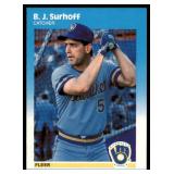 Lot of 26 1987 Fleer Update Baseball Cards | U-115 B.J. Surhoff RC (x11) U-129 Matt Williams RC (x4) Steve Carlton (x11)