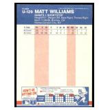 Lot of 52 1987 Fleer Update Baseball Cards | Matt Williams RC (x7) Paul O