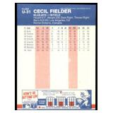 Lot of 58 187 Fleer & Fleer Update Baseball Cards | U-76 Mark McGwire RC (x12) U-108 Kevin Seitzer RC (x11) U-82 Kevin Mitchell RC (x11) U-31 Cecil Fielder (x9) #385 Jose Canseco (x13)