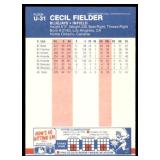 Lot of 58 187 Fleer & Fleer Update Baseball Cards | U-76 Mark McGwire RC (x12) U-108 Kevin Seitzer RC (x11) U-82 Kevin Mitchell RC (x11) U-31 Cecil Fielder (x9) #385 Jose Canseco (x13)