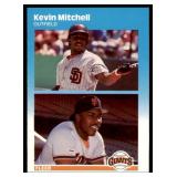 Lot of 58 187 Fleer & Fleer Update Baseball Cards | U-76 Mark McGwire RC (x12) U-108 Kevin Seitzer RC (x11) U-82 Kevin Mitchell RC (x11) U-31 Cecil Fielder (x9) #385 Jose Canseco (x13)