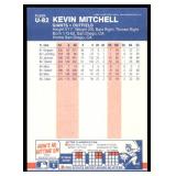 Lot of 58 187 Fleer & Fleer Update Baseball Cards | U-76 Mark McGwire RC (x12) U-108 Kevin Seitzer RC (x11) U-82 Kevin Mitchell RC (x11) U-31 Cecil Fielder (x9) #385 Jose Canseco (x13)