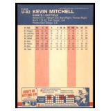 Lot of 58 187 Fleer & Fleer Update Baseball Cards | U-76 Mark McGwire RC (x12) U-108 Kevin Seitzer RC (x11) U-82 Kevin Mitchell RC (x11) U-31 Cecil Fielder (x9) #385 Jose Canseco (x13)