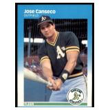 Lot of 58 187 Fleer & Fleer Update Baseball Cards | U-76 Mark McGwire RC (x12) U-108 Kevin Seitzer RC (x11) U-82 Kevin Mitchell RC (x11) U-31 Cecil Fielder (x9) #385 Jose Canseco (x13)