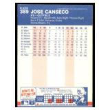 Lot of 58 187 Fleer & Fleer Update Baseball Cards | U-76 Mark McGwire RC (x12) U-108 Kevin Seitzer RC (x11) U-82 Kevin Mitchell RC (x11) U-31 Cecil Fielder (x9) #385 Jose Canseco (x13)