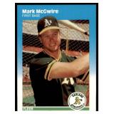 Lot of 58 187 Fleer & Fleer Update Baseball Cards | U-76 Mark McGwire RC (x12) U-108 Kevin Seitzer RC (x11) U-82 Kevin Mitchell RC (x11) U-31 Cecil Fielder (x9) #385 Jose Canseco (x13)