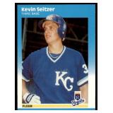 Lot of 58 187 Fleer & Fleer Update Baseball Cards | U-76 Mark McGwire RC (x12) U-108 Kevin Seitzer RC (x11) U-82 Kevin Mitchell RC (x11) U-31 Cecil Fielder (x9) #385 Jose Canseco (x13)