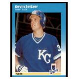 Lot of 58 187 Fleer & Fleer Update Baseball Cards | U-76 Mark McGwire RC (x12) U-108 Kevin Seitzer RC (x11) U-82 Kevin Mitchell RC (x11) U-31 Cecil Fielder (x9) #385 Jose Canseco (x13)