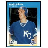 Lot of 58 187 Fleer & Fleer Update Baseball Cards | U-76 Mark McGwire RC (x12) U-108 Kevin Seitzer RC (x11) U-82 Kevin Mitchell RC (x11) U-31 Cecil Fielder (x9) #385 Jose Canseco (x13)