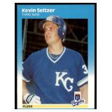 Lot of 58 187 Fleer & Fleer Update Baseball Cards | U-76 Mark McGwire RC (x12) U-108 Kevin Seitzer RC (x11) U-82 Kevin Mitchell RC (x11) U-31 Cecil Fielder (x9) #385 Jose Canseco (x13)