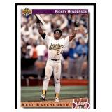 Lot of 40 1992 Upper Deck Baseball Cards Stars and Hall of Famers | Manny Ramirez RC Griffey Bonds & More