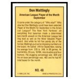 Lot of 51 13 Don Mattingly Cards & 38 1992 Upper Deck Baseball | Pedro Martinez Star Rookie Jim Thome Star Rookie Ken Griffey Jr. Frank Thomas & More