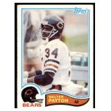 Lot of 18 1982, 1983, 1978 Topps NFL Football Cards | Walter Payton & More