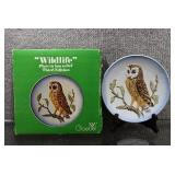Goebel Hummel Wildlife Plate Bas Relief 7.5" #3 Barn Owl