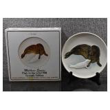 Goebel Mothers Series Plate Bas Relief 7-3/8" 1981 Seventh Edition Ringed Seals