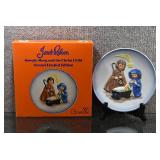 Goebel Janet Robson Flight Into Egypt Plate Bas Relief 7-3/8" Second Limited Ed.