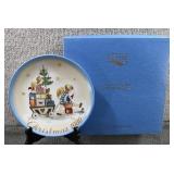 Schmid Christmas Plate Sister Berta Hummel 8" Parade Into Toyland 1980