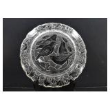 Imperial Glass Plate 12 Days of Christmas Four Colly Birds