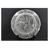 Imperial Glass Plate 12 Days of Christmas Five Gold Rings