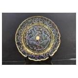 Imperial Glass Plate 12 Days of Christmas Six Geese a Laying