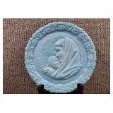 Fenton Satin Glass Plate Mother