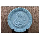 Fenton Satin Glass Plate Mother