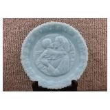 Fenton Satin Glass Plate Mother