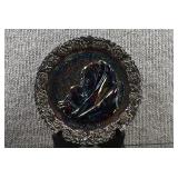 Fenton Carnival Glass Plate Mother