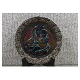 Fenton Carnival Glass Plate Mother