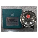 Astri Holthe Henriksen Pewter Annual Christmas Collector Plate 1981