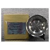 Astri Holthe Henriksen Pewter Annual Christmas Collector Plate 1982